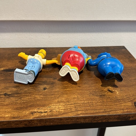 The Simpsons Movie Burger King Figurines, SET OF 3 - Picture 4 of 4